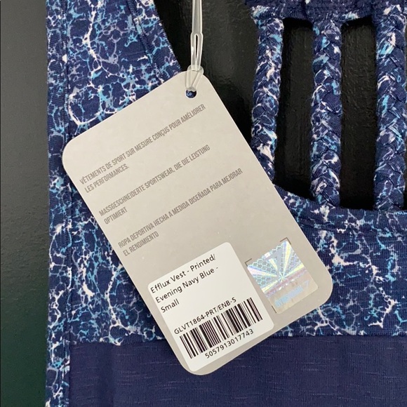 NWT Gymshark Efflux Vest: Evening Navy Blue - Picture 3 of 6